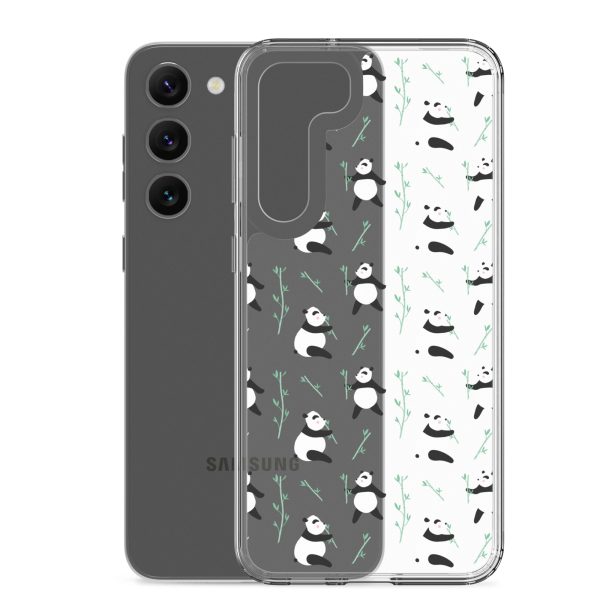 Cute Panda Samsung Clear Case