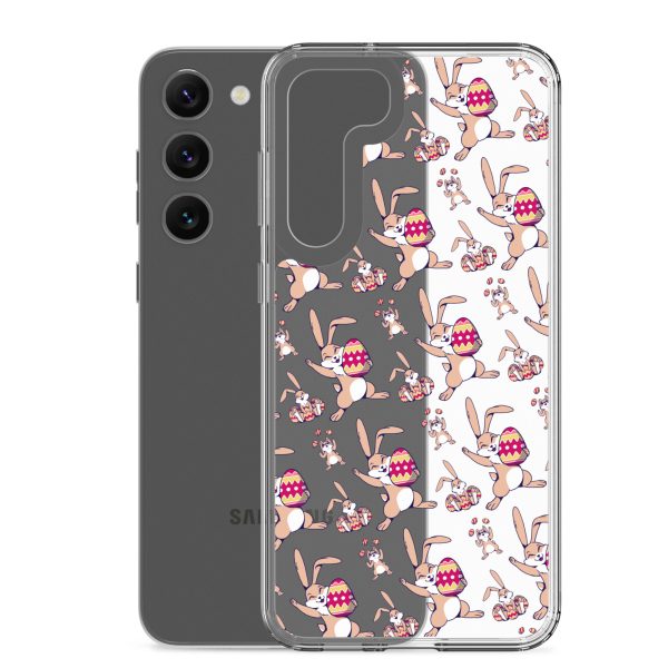 clear-case-for-samsung-samsung-galaxy-s23-plus-case-with-phone-6a53c3697cdef.jpg Easter Bunny With Egg Samsung Clear Case