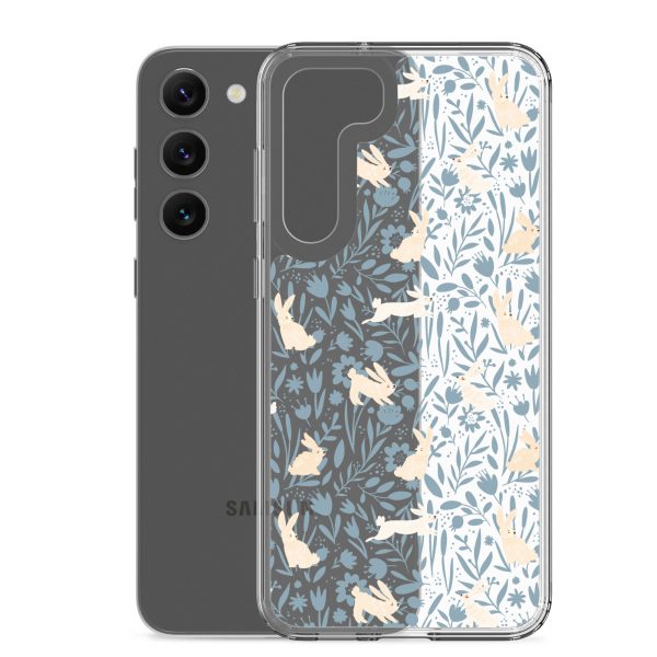 Easter Hopping Bunnies Samsung Clear Case