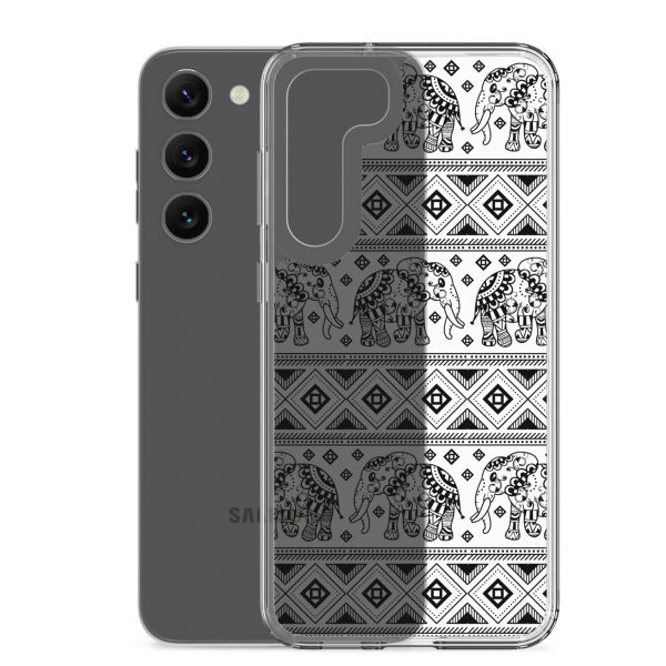 Elephant Mandala Samsung Clear Case