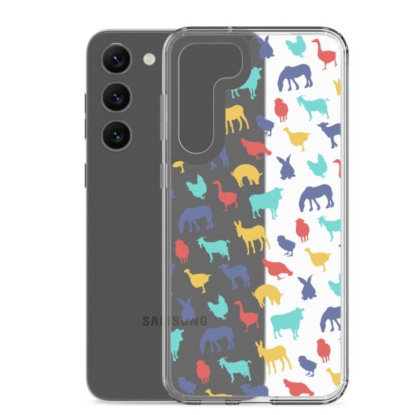 Farm Animals Samsung Clear Case
