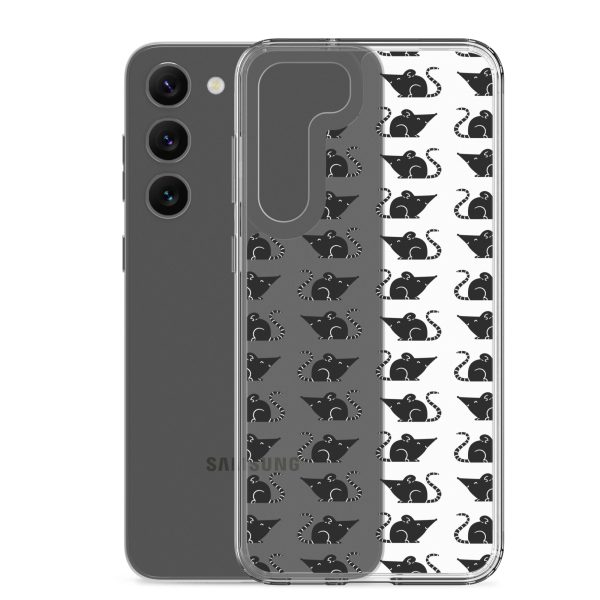 Rat Silhouette Samsung Clear Case
