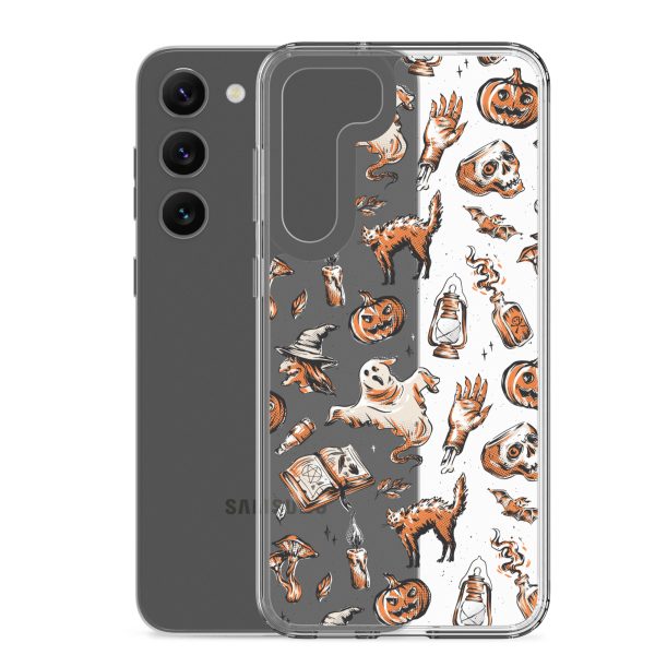 Vintage Halloween Samsung Clear Case