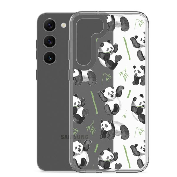 clear-case-for-samsung-samsung-galaxy-s23-plus-case-with-phone-6a53d4bd637a4.jpg Watercolor Panda Bear Samsung Clear Case