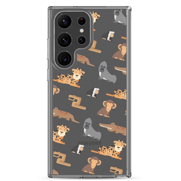 African Jungle Animals Samsung Clear Case