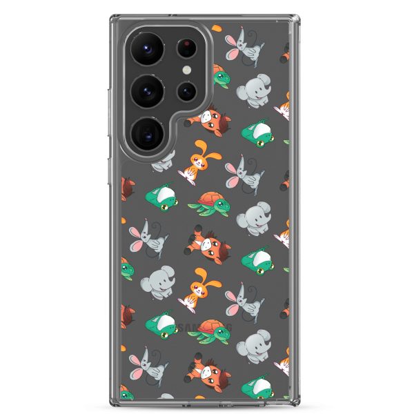 Cute Animals Samsung Clear Case