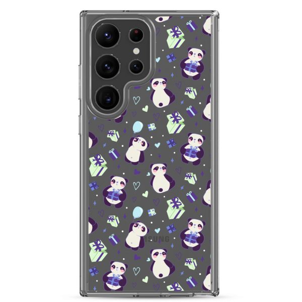 Cute Panda Presents Samsung Clear Case