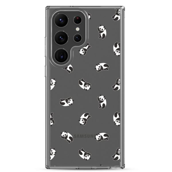 Cute Pandas Samsung Clear Case