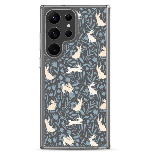 Easter Hopping Bunnies Samsung Clear Case