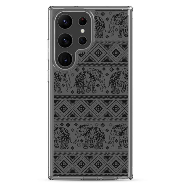 Elephant Mandala Samsung Clear Case