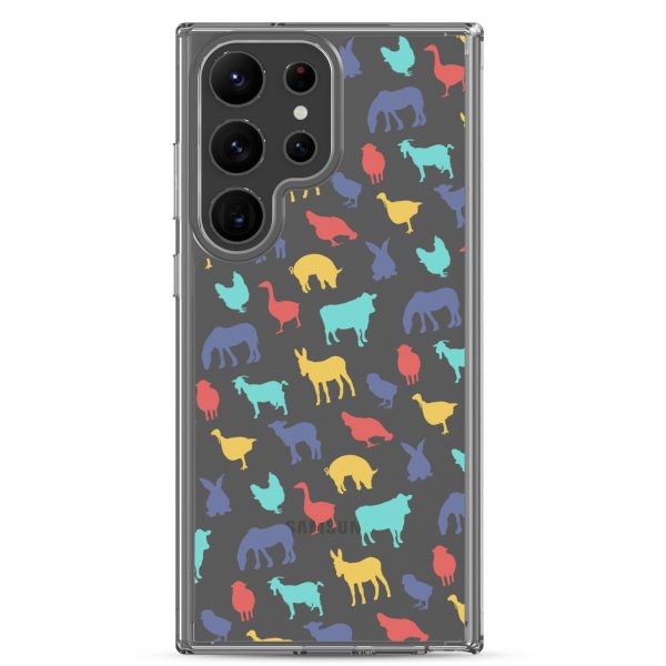 Farm Animals Samsung Clear Case