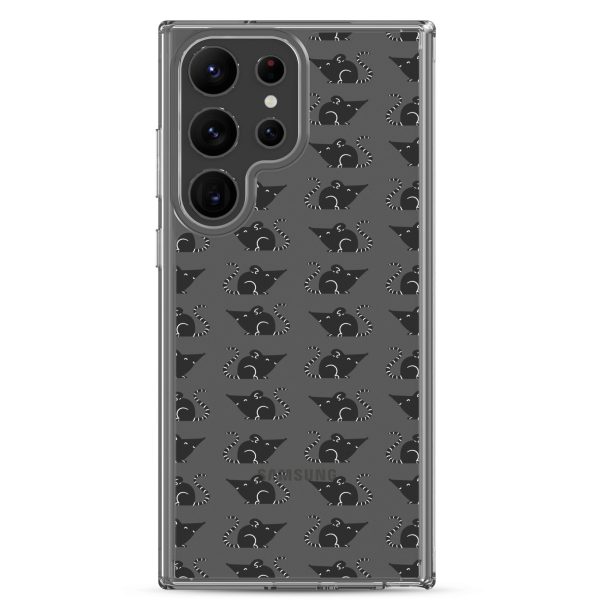 Rat Silhouette Samsung Clear Case