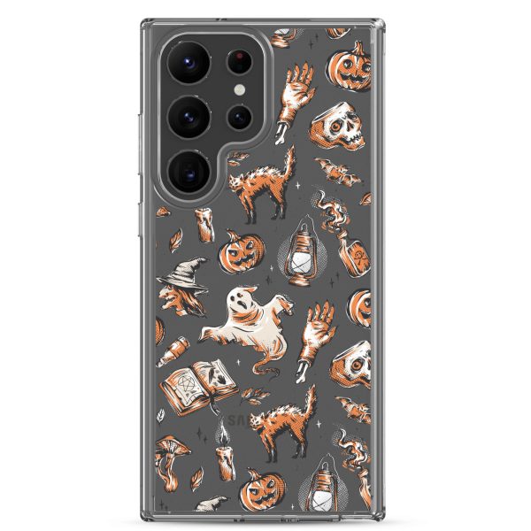 Vintage Halloween Samsung Clear Case