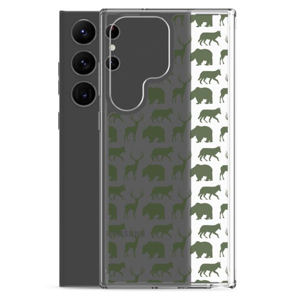 Animals Silhouette Samsung Clear Case