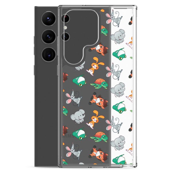 Cute Animals Samsung Clear Case