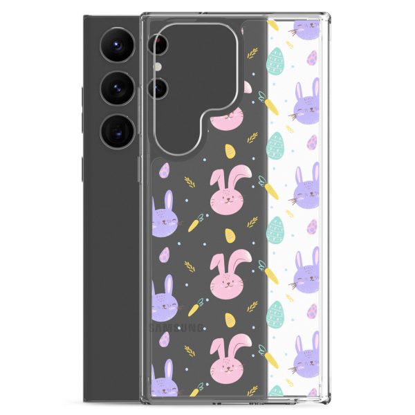 Cute Easter Bunnies Samsung Clear Case