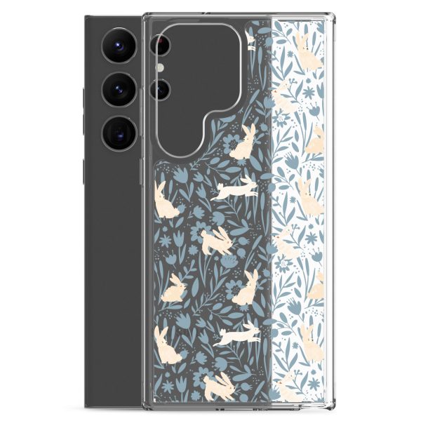 Easter Hopping Bunnies Samsung Clear Case