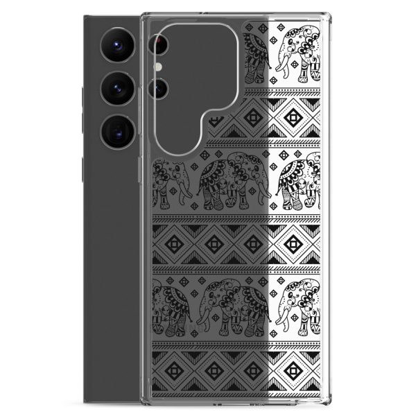 Elephant Mandala Samsung Clear Case