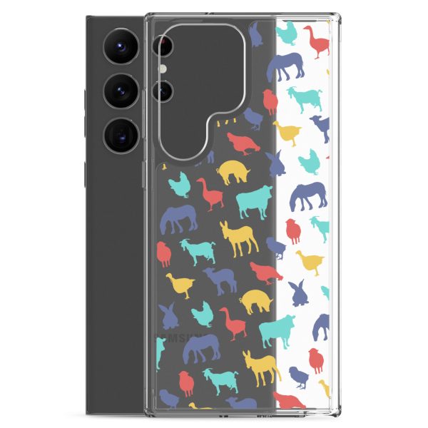 Farm Animals Samsung Clear Case