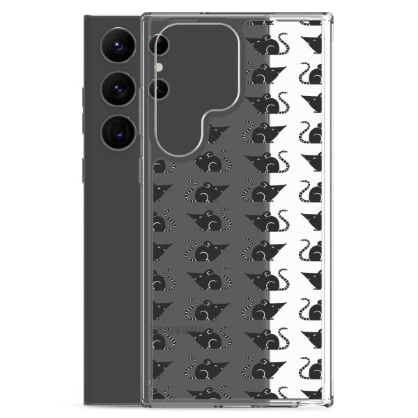 Rat Silhouette Samsung Clear Case