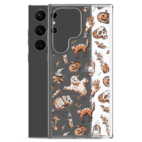 Vintage Halloween Samsung Clear Case
