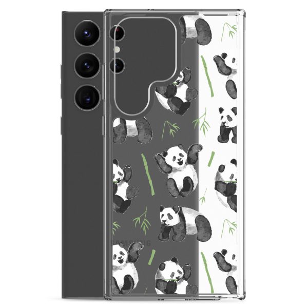 clear-case-for-samsung-samsung-galaxy-s23-ultra-case-with-phone-6a53d4bd6387a.jpg Watercolor Panda Bear Samsung Clear Case
