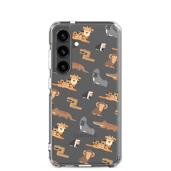 African Jungle Animals Samsung Clear Case