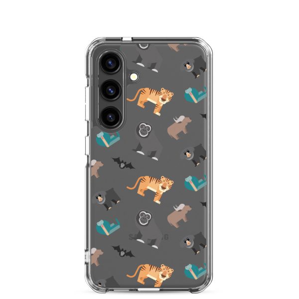 Asian Jungle Animals Samsung Clear Case