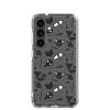 Black and White Halloween Samsung Clear Case