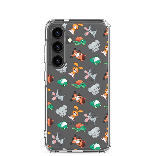 Cute Animals Samsung Clear Case