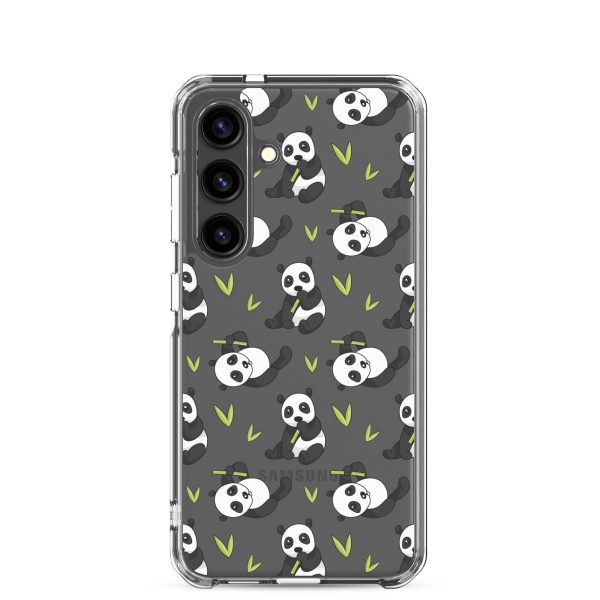 Cute Panda Bear Samsung Clear Case