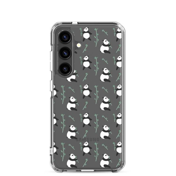 Cute Panda Samsung Clear Case