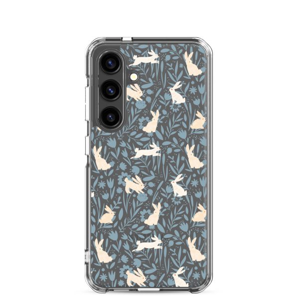 Easter Hopping Bunnies Samsung Clear Case