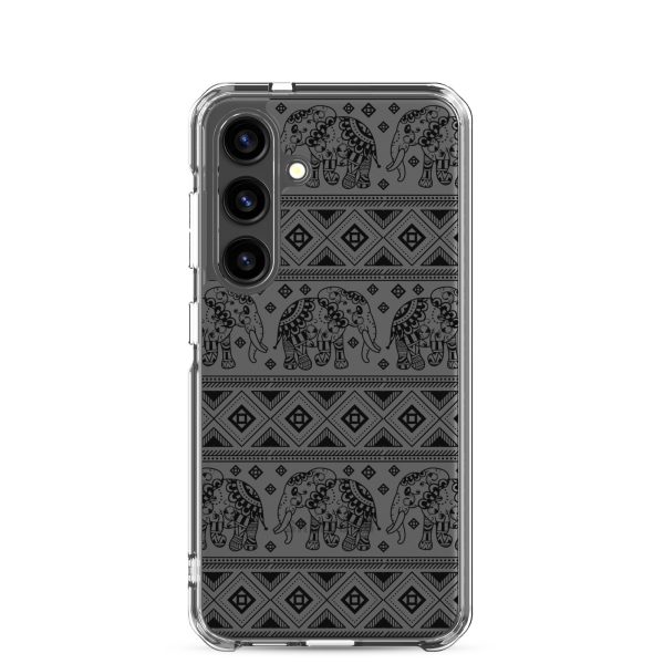 Elephant Mandala Samsung Clear Case