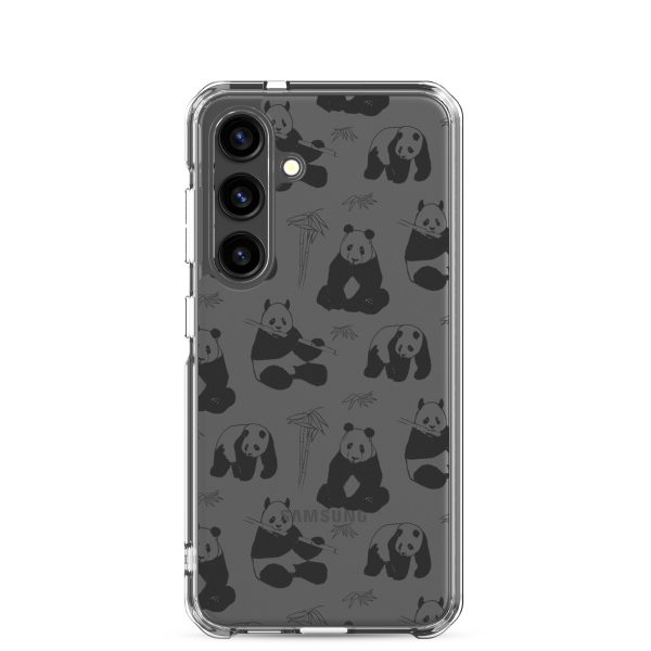 Panda Bears Bamboo Samsung Clear Case