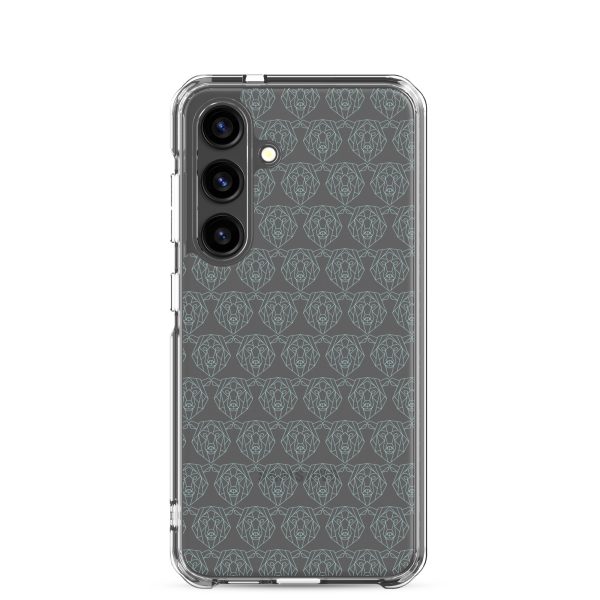 clear-case-for-samsung-samsung-galaxy-s24-case-on-phone-6a53d15d0bf42.jpg Polygonal Bear Samsung Clear Case