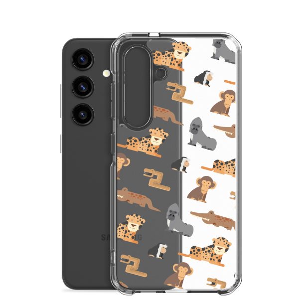 African Jungle Animals Samsung Clear Case