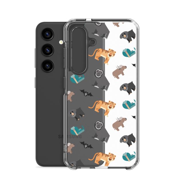 Asian Jungle Animals Samsung Clear Case
