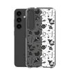 Black and White Halloween Samsung Clear Case