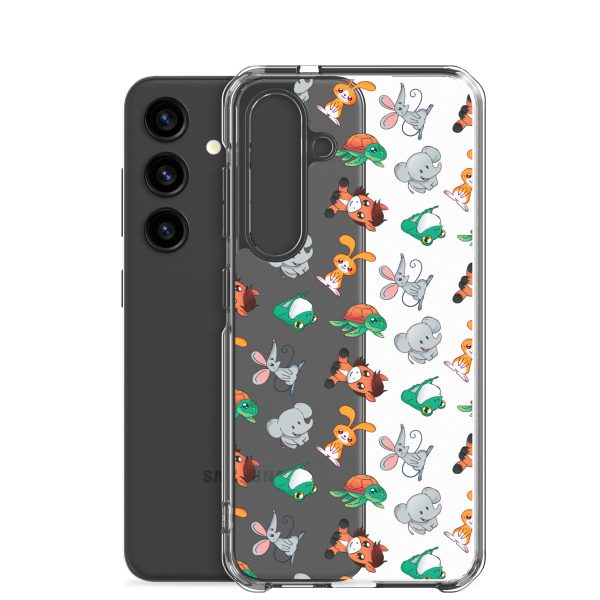 Cute Animals Samsung Clear Case