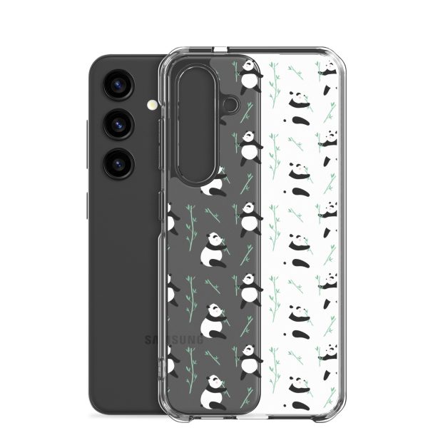 Cute Panda Samsung Clear Case