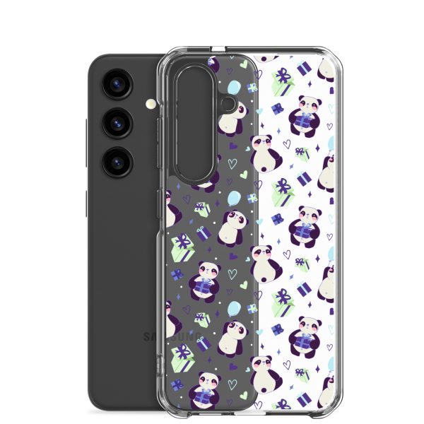 Cute Panda Presents Samsung Clear Case