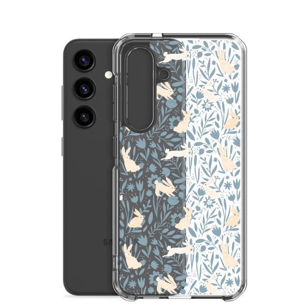 Easter Hopping Bunnies Samsung Clear Case
