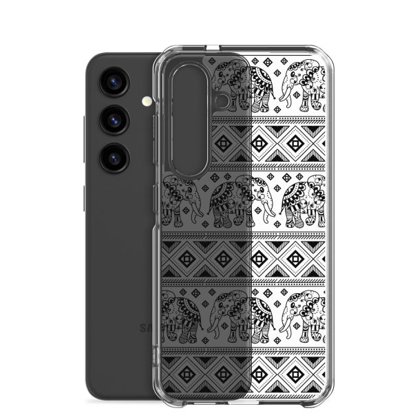 Elephant Mandala Samsung Clear Case