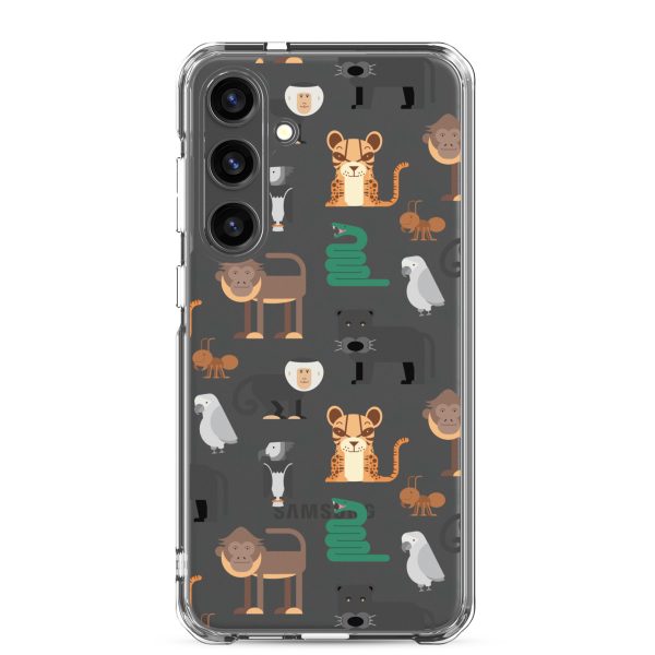 Amazon Jungle Animals Samsung Clear Case