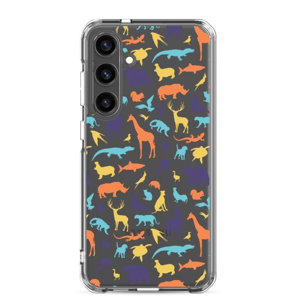 Animal Silhouette Samsung Clear Case
