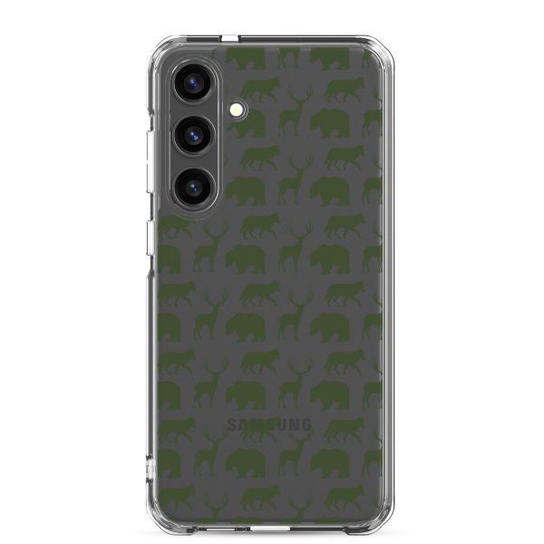 Animals Silhouette Samsung Clear Case