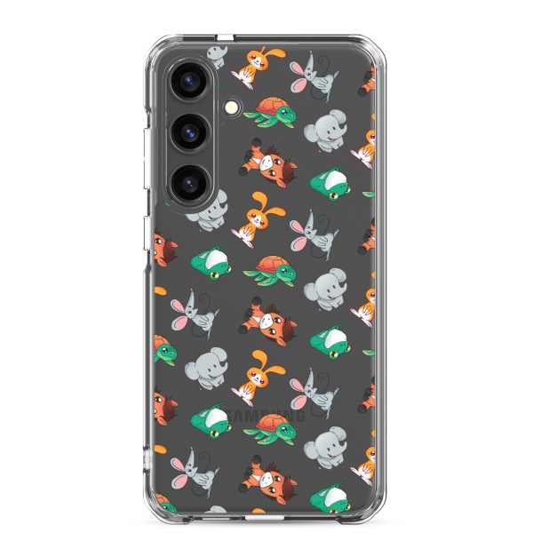 Cute Animals Samsung Clear Case