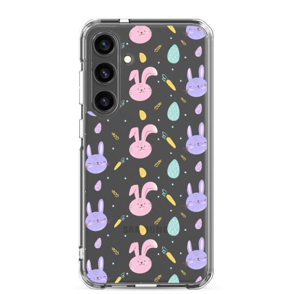 Cute Easter Bunnies Samsung Clear Case