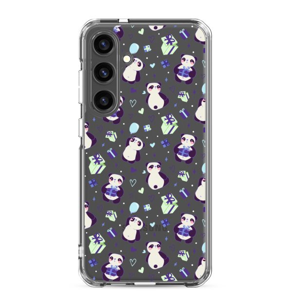 Cute Panda Presents Samsung Clear Case
